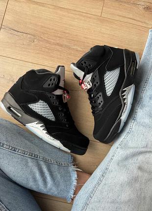 Jordan 5 black blue 8