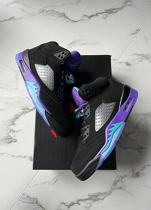 Jordan 5 black grape