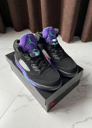 Jordan 5 black grape 4