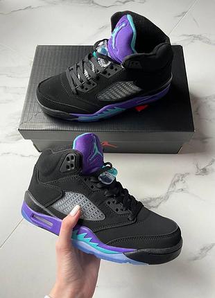 Jordan 5 black grape 5