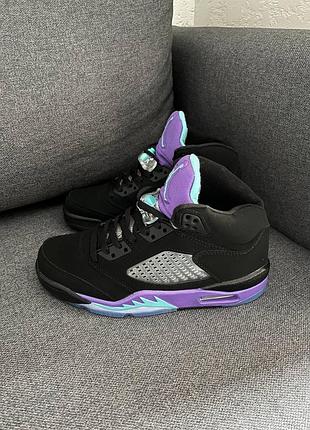 Jordan 5 black grape 2