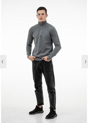 Tommy hilfiger светр з молгією, светр зіп, кофта, джемпер