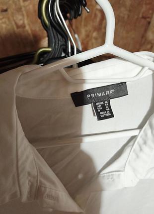 Блуза белая primark 3
