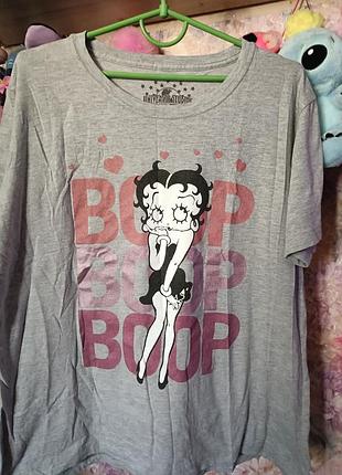 Batty boop футболка батал