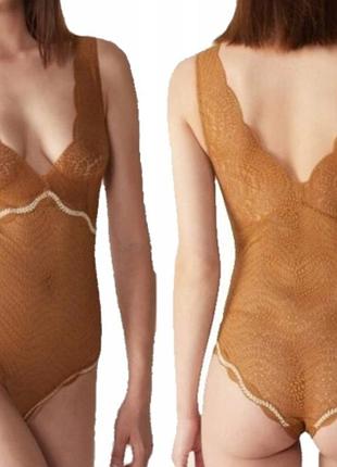 Боди сетевой intimissimi м табачного колеа 2