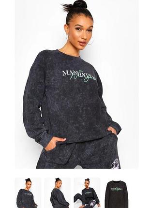 Свитшот женский boohoo черный варенка s m