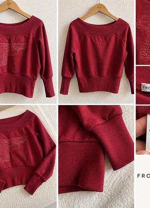 Frostfrench оригінальний світшот з вишивкою