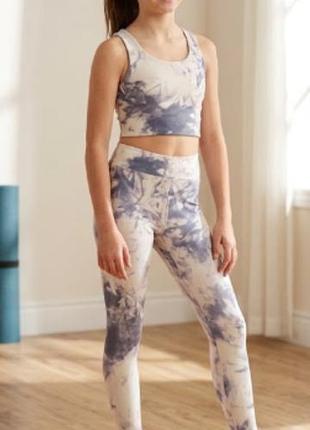 Сплитный комплект топ и лосины для девочки 11-12 р.zara, xxs, xs