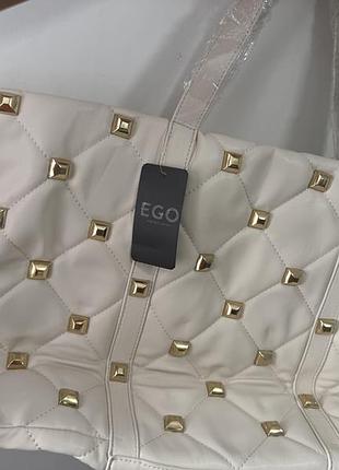 Великий шопер ego 👜 новий, місткий та зручний. чудово підійде для щоденного використання.