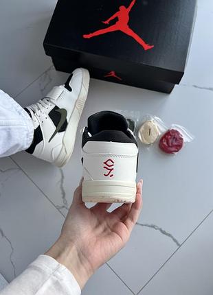 Jordan x travis scott cut the check green white black 10