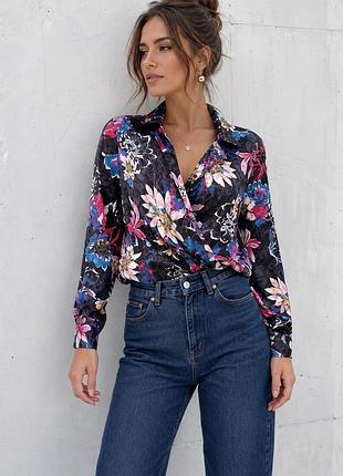 Сатинова блуза-сорочка від vero moda — стильна база з акцентом