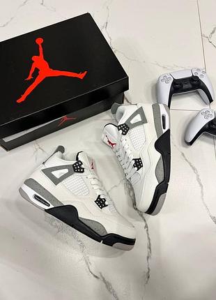 Jordan 4 retro white cement