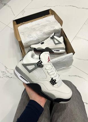 Jordan 4 retro white cement 2