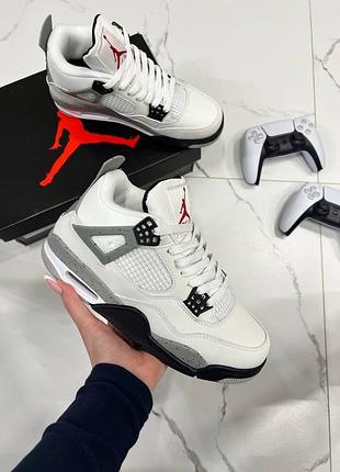 Jordan 4 retro white cement 6