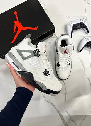 Jordan 4 retro white cement 10