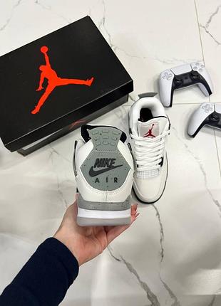 Jordan 4 retro white cement 3