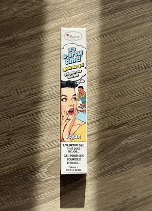 Thebalm it's a-brow time! eyebrow gel гель для брів прозорий