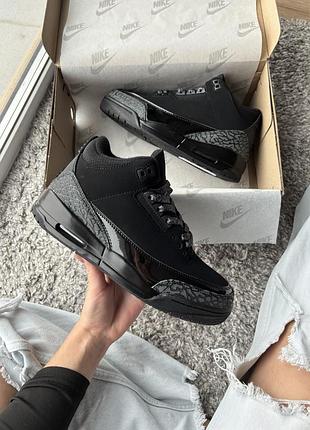 Jordan 3 black cat