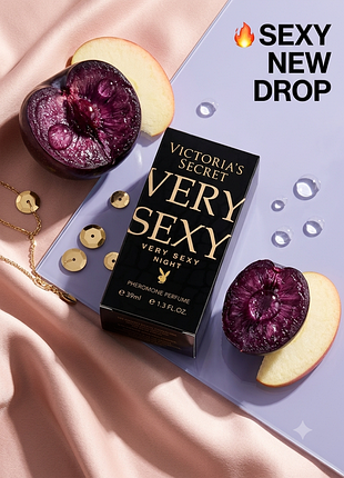 Very sexy night — женский парфюм с феромонами 40 мл, устойчивая вечерняя парфюмированная вода для женщин, соблазнительные сладкие шлейфовые духи, спре