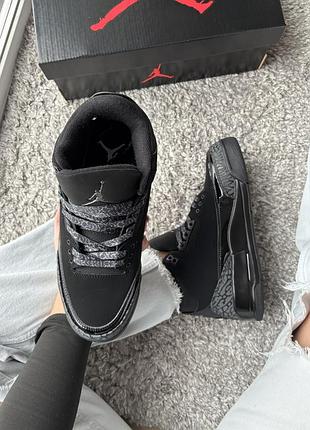 Jordan 3 black cat 7