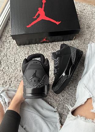 Jordan 3 black cat 9
