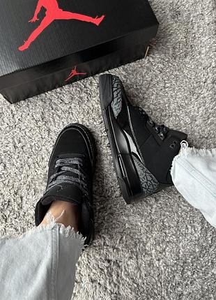 Jordan 3 black cat 10
