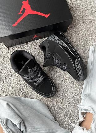 Jordan 3 black cat 8