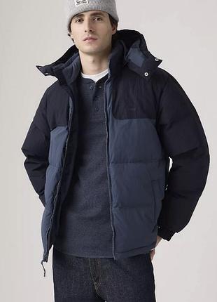 Чоловіча коротка куртка  пуховик levi's® rockridge розмір с-ххл