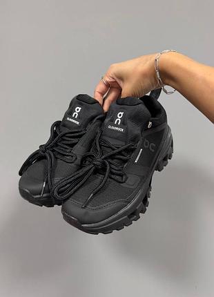 Кроссовки on cloudrock waterproof full black 2