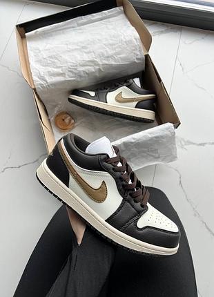 Jordan 1 low shadow brown mocha 4