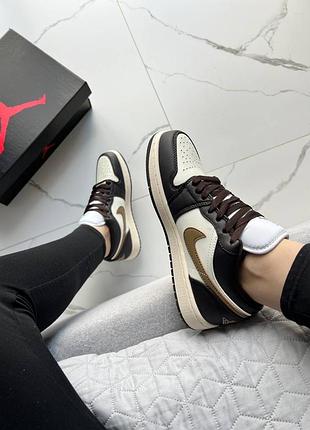 Jordan 1 low shadow brown mocha 3