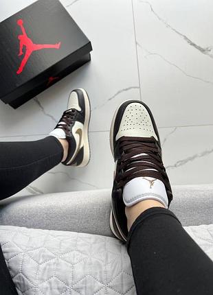 Jordan 1 low shadow brown mocha 2