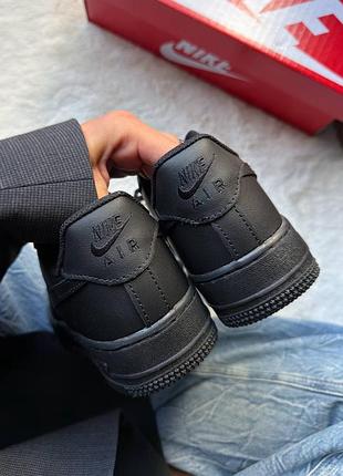 Кроссовки nike air force 1 low black premium 7