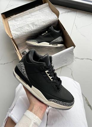 Jordan 3 off-noir black 38