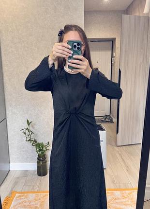 Міді сукня h&m в квіти 5