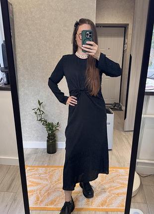 Міді сукня h&m в квіти 4