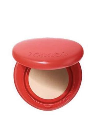 Без коробки!!! #21 с сяючий тональний кушон 21 c peach - tocobo apple dewy fit cushion, 15 г