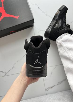 Jordan 5 black dark brown gum 9