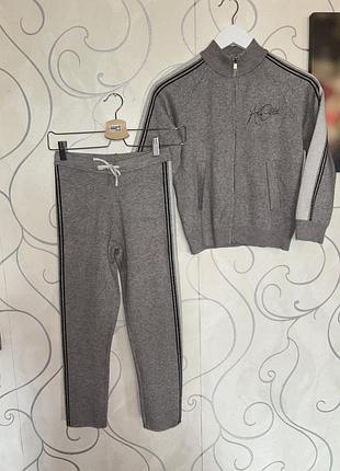 Теплий вʼязаний костюм river island 7/8 років