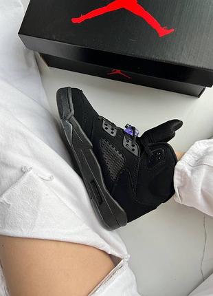 Jordan 5 black dark blue gum 7