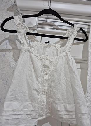 Льняной комплект костюма h&amp;m 2