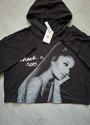 Нове кроп-худі h&m ariana grande (thank u, next), р. 170