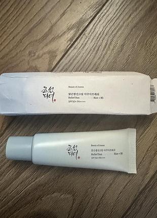 Сонцезахисний крем beauty of joseon relief sun aqua-fresh : rice + b5 spf50+ pa++++