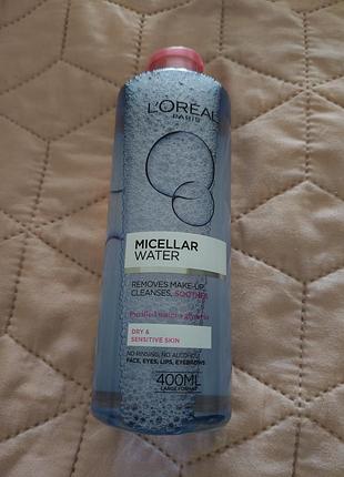 Міцелярна вода l'oréal paris skin expert об'ємом 400 мл