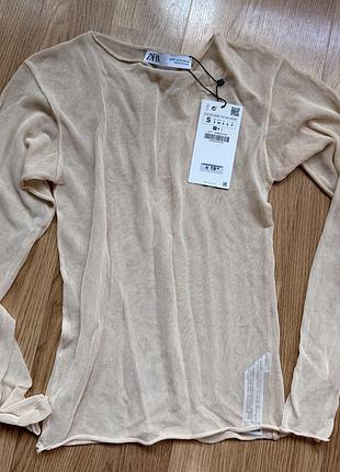 Жіноча кофта у сітку zara