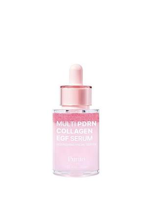 Сироватка для зволоження та пружного вигляду шкіри purito seoul multi pdrn collagen egf serum, 30 мл