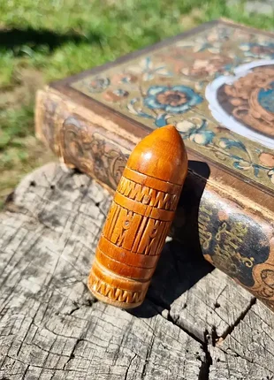 Винтажный дорожный несесер для шитья (игольница-футляр)