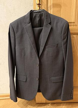 Костюм чоловічий hsm, slim fit (s)