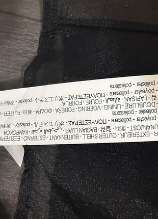 Блуза zara чорна 2