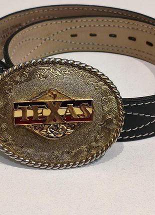 Винтажный ковбойский байкерский вестерн кожаный ремень texas